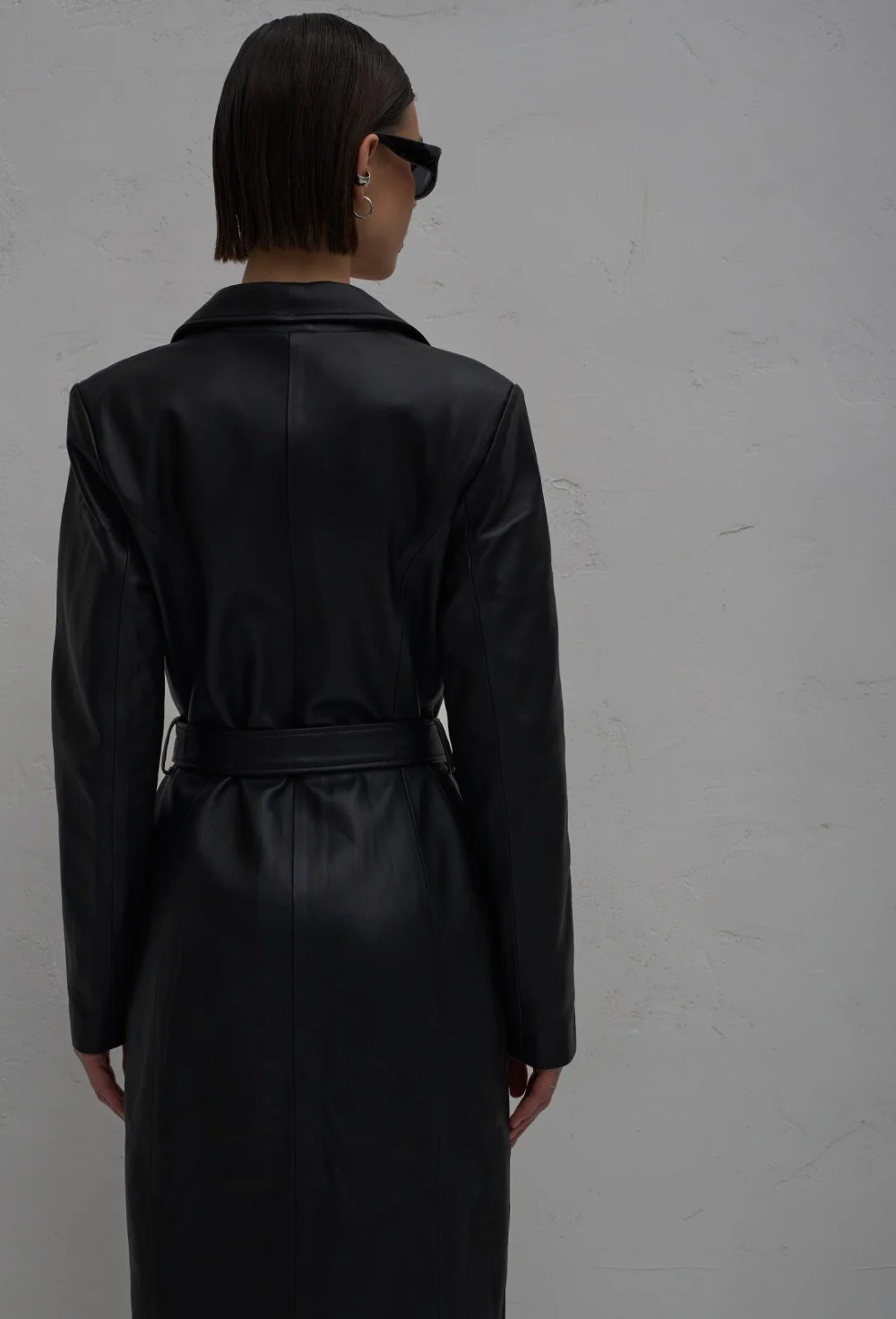 Leather raincoat - photo 50753