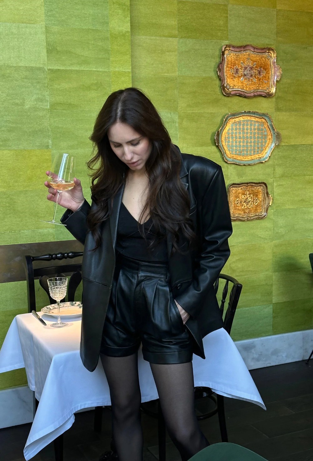 Leather shorts - photo 50772