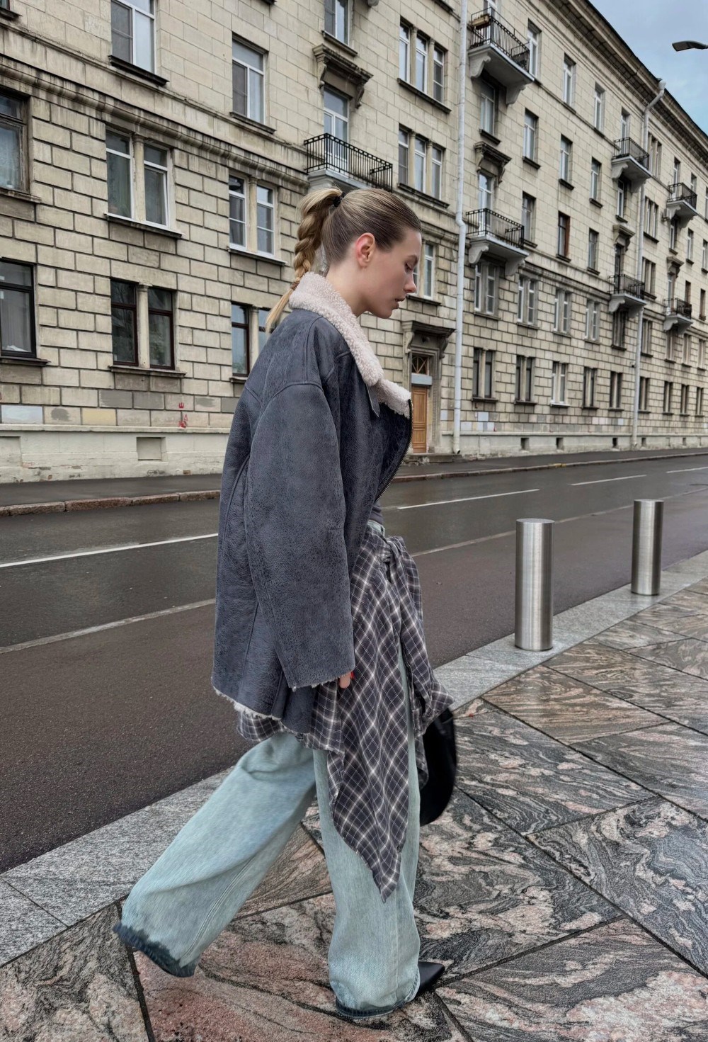 Sheepskin coat-leather jacket - photo 50816