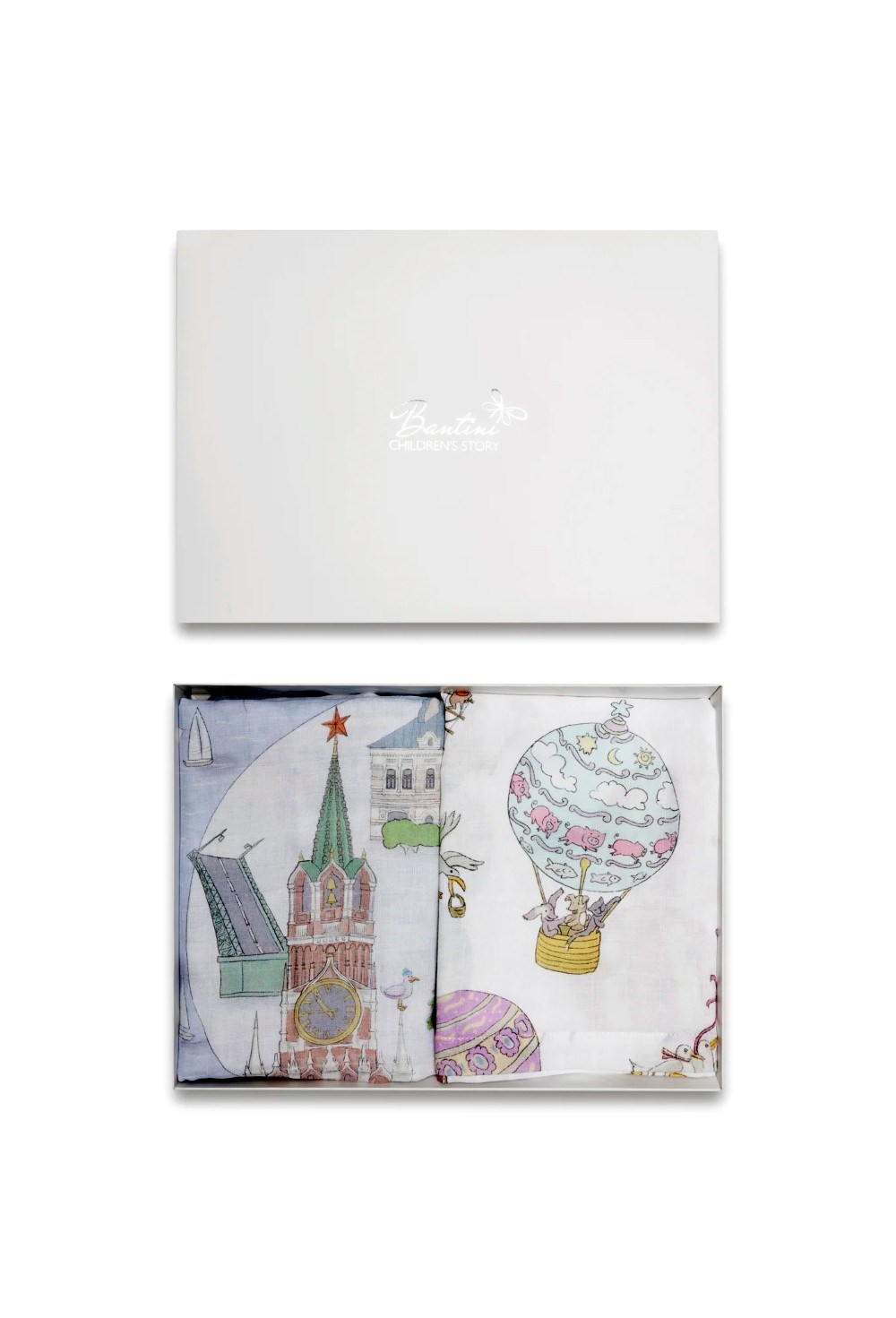 Set of two muslin diapers “Russia” - photo 53254