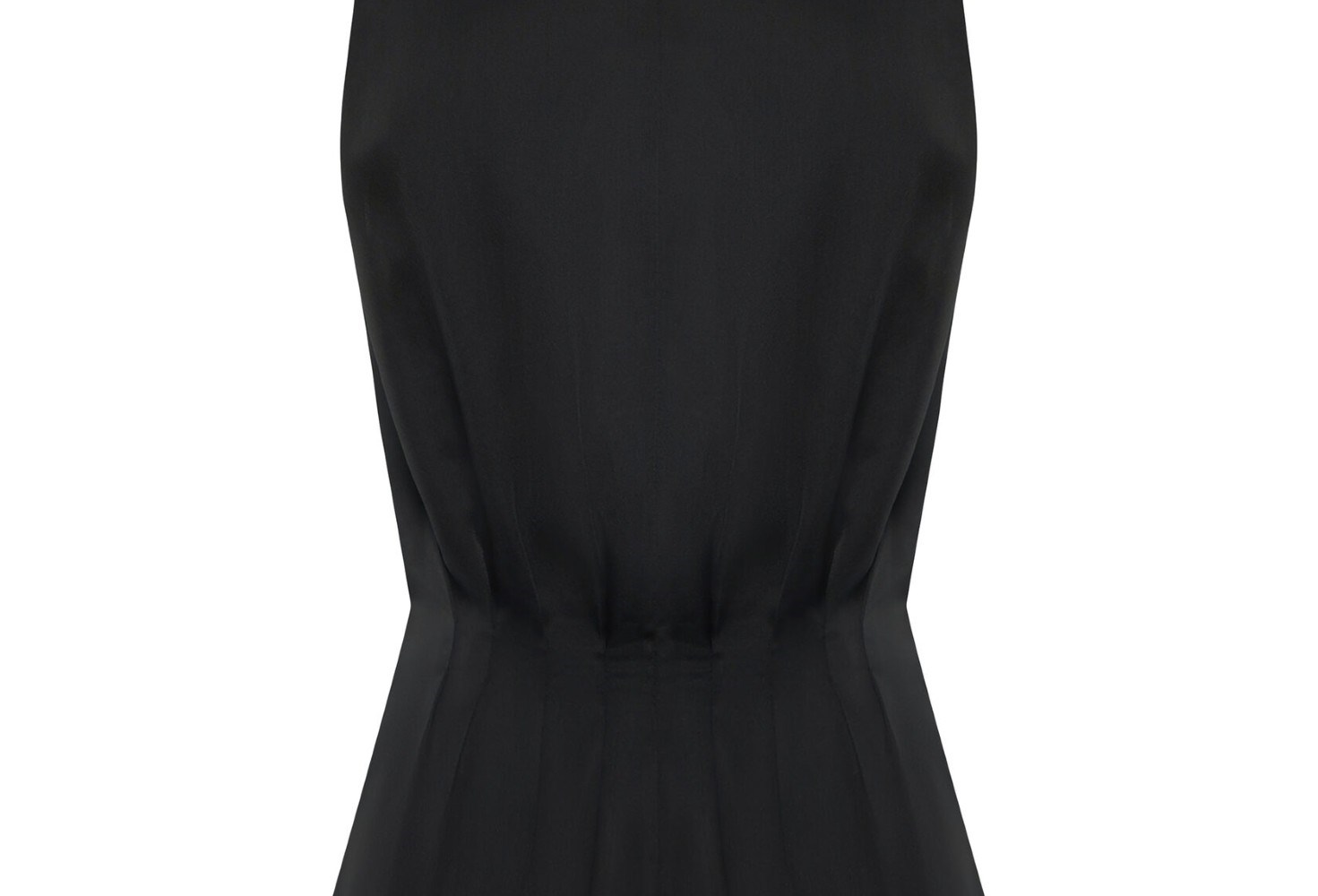 Draped Black Blouse - photo 55143