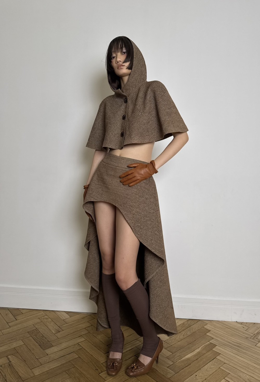 Cindy brown skirt - photo 55521