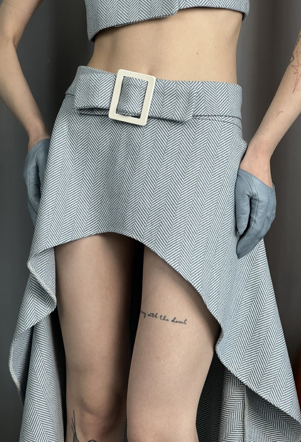 Cindy blue skirt - photo 55523