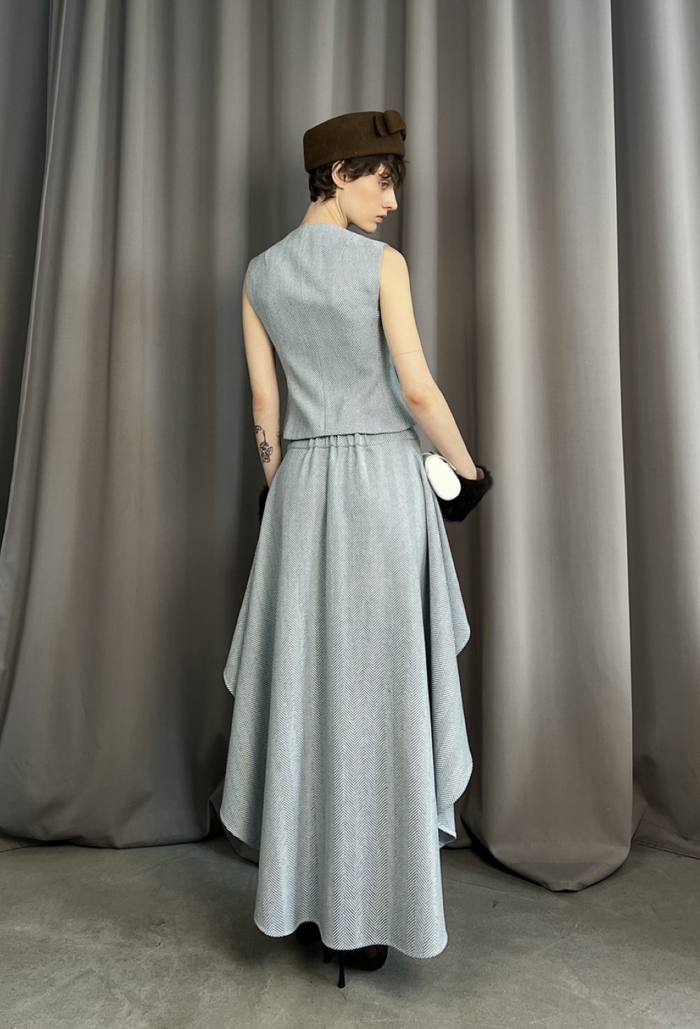 Cindy blue skirt - photo 55524