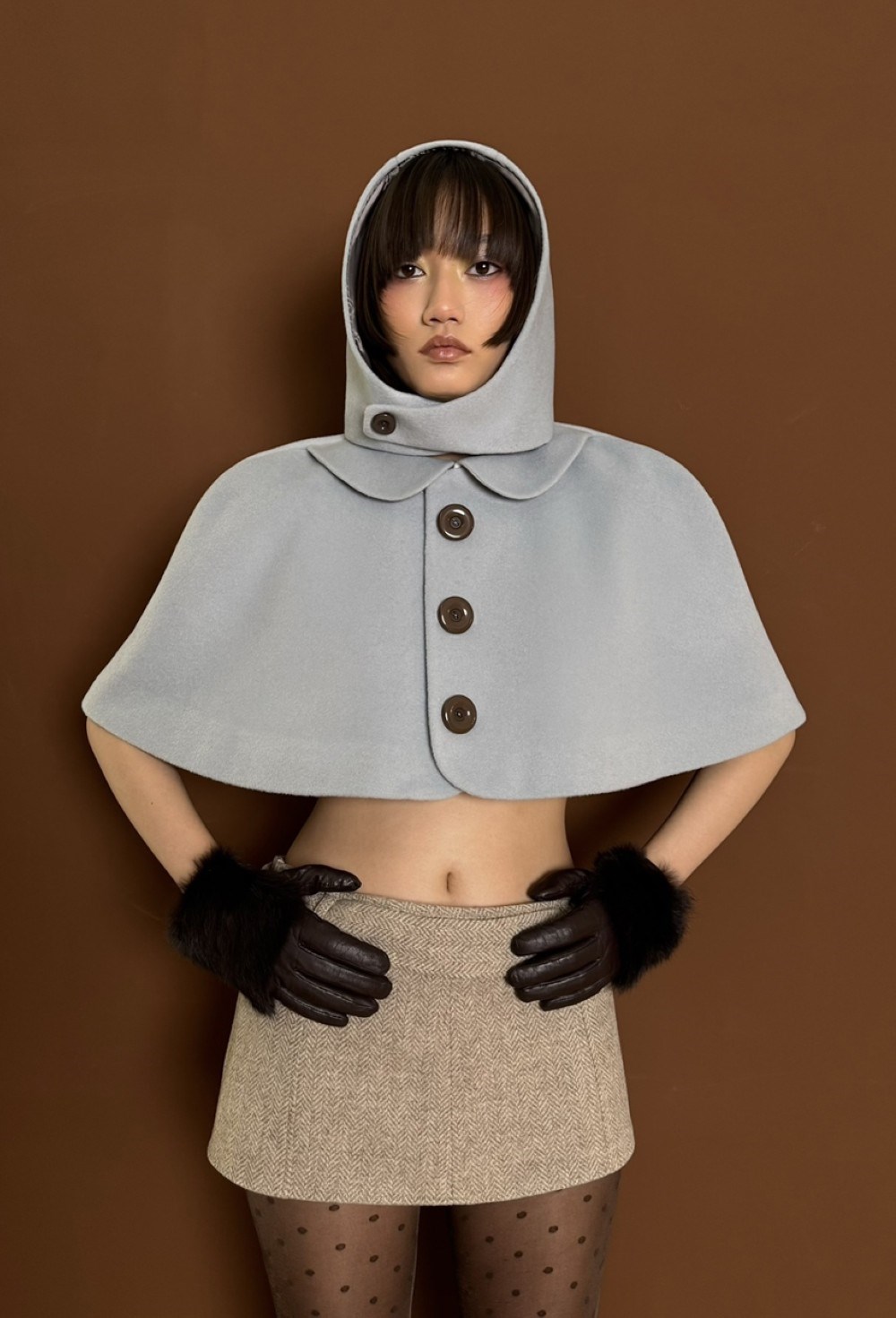 Dolly Short blue cape - photo 55533