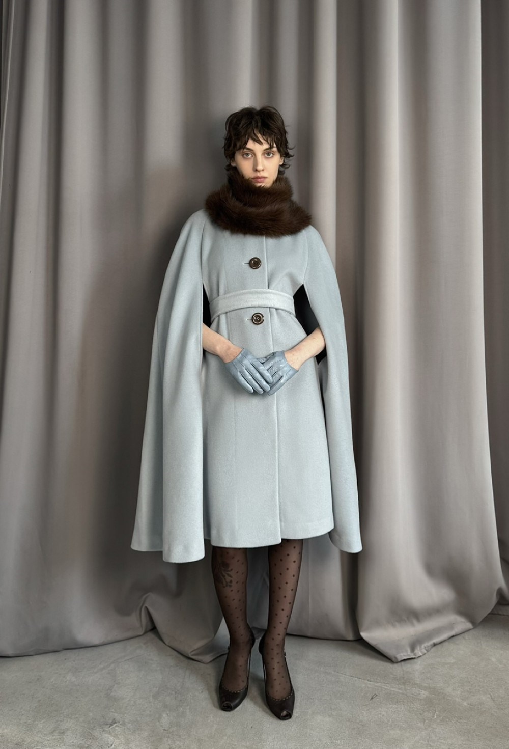 Gaby blue cape - photo 55534