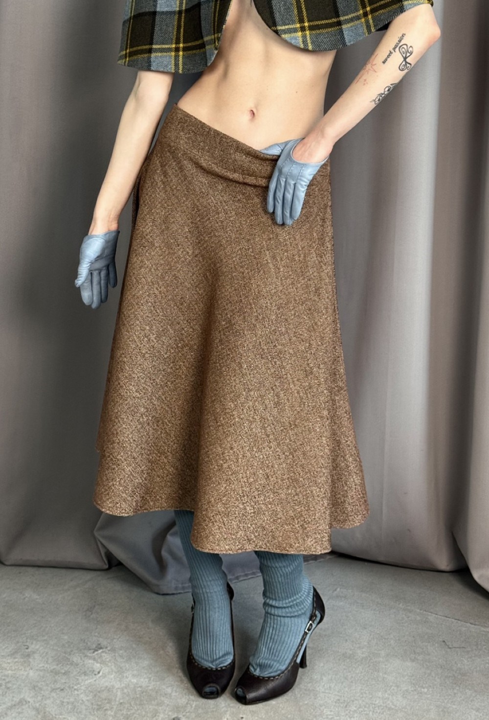 Candy brown skirt - photo 55538