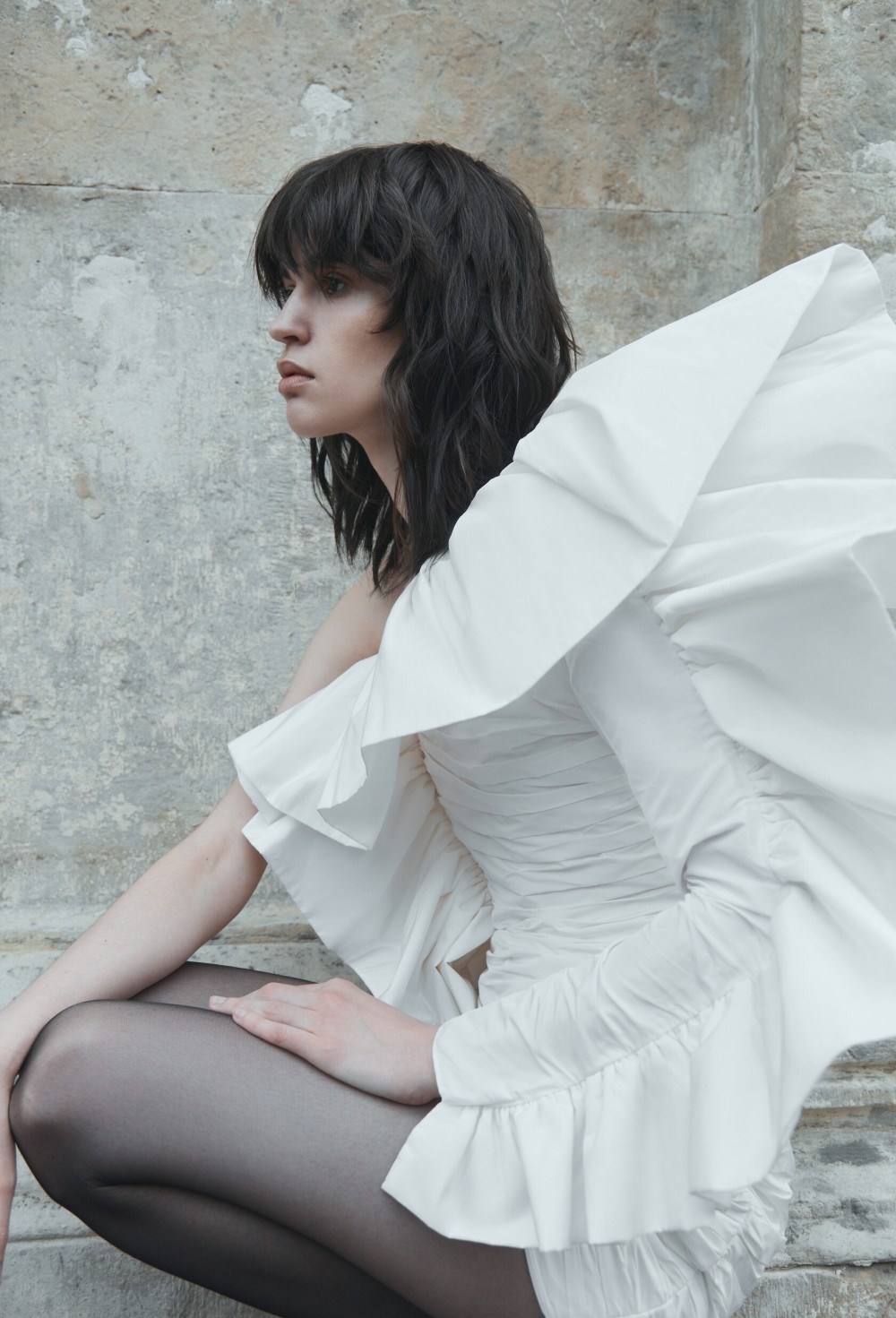 Oyster Silk Dress - photo 55569