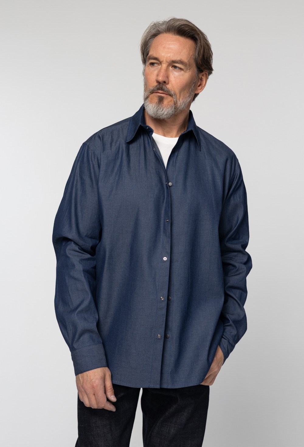 Italian denim shirt - photo 55908