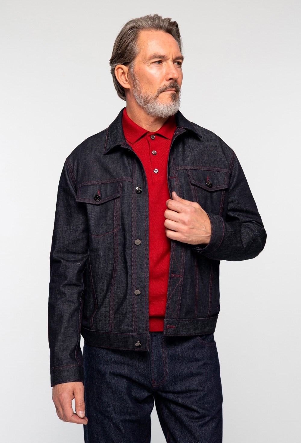 Italian denim jacket - photo 55915