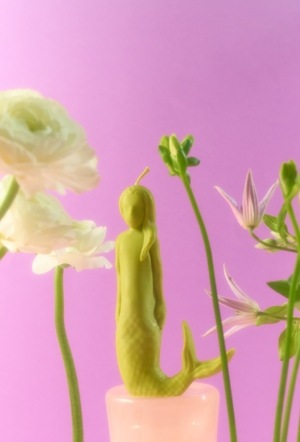 Beeswax candle "Amushka" - photo 56376