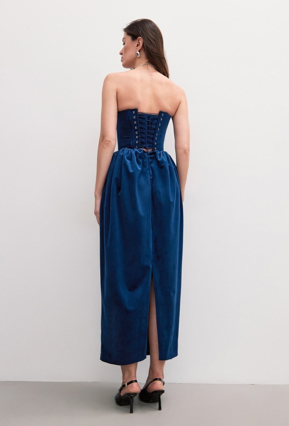 BLUE VELVET dress - photo 57562