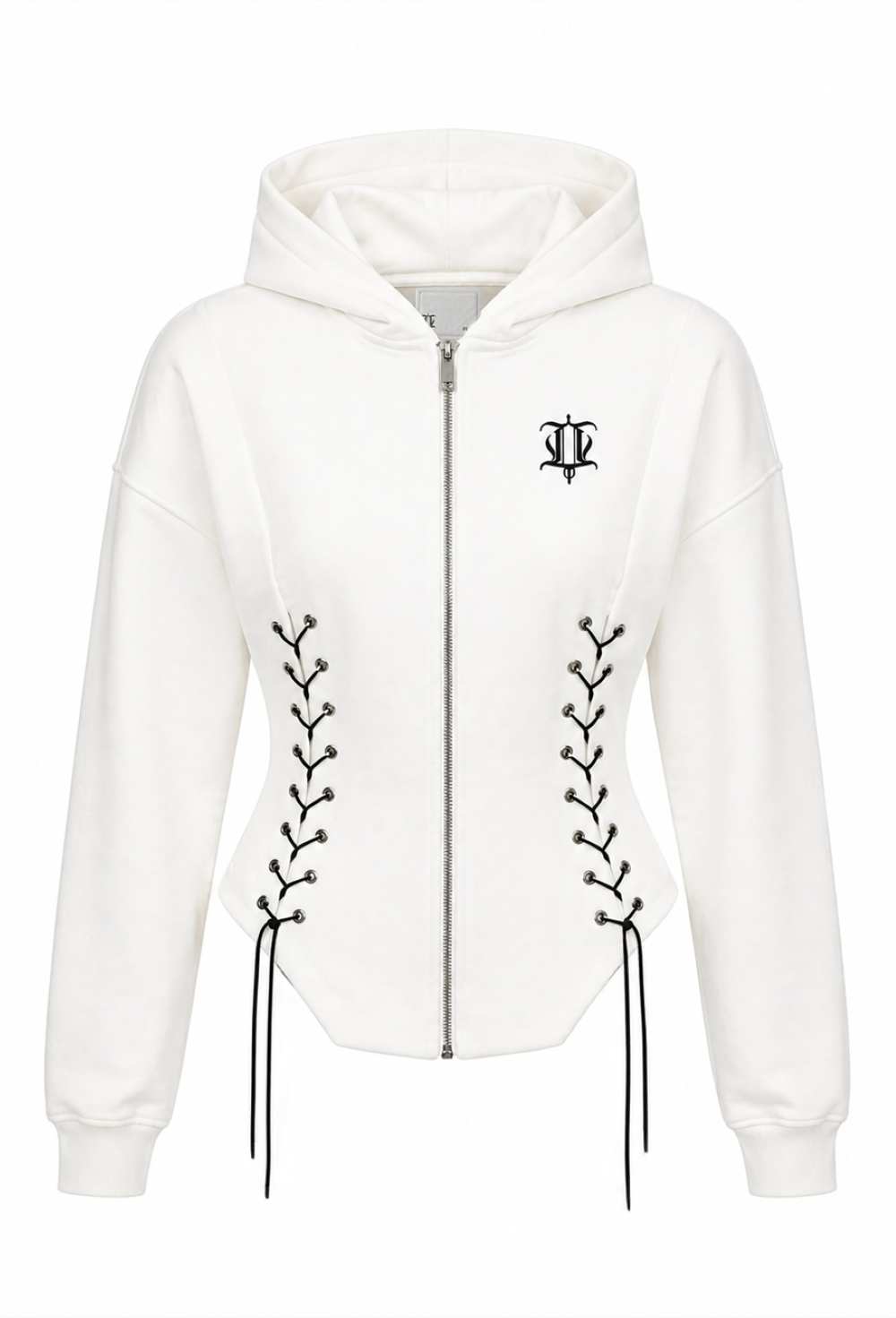 Hoodie with eyelets - photo 57896