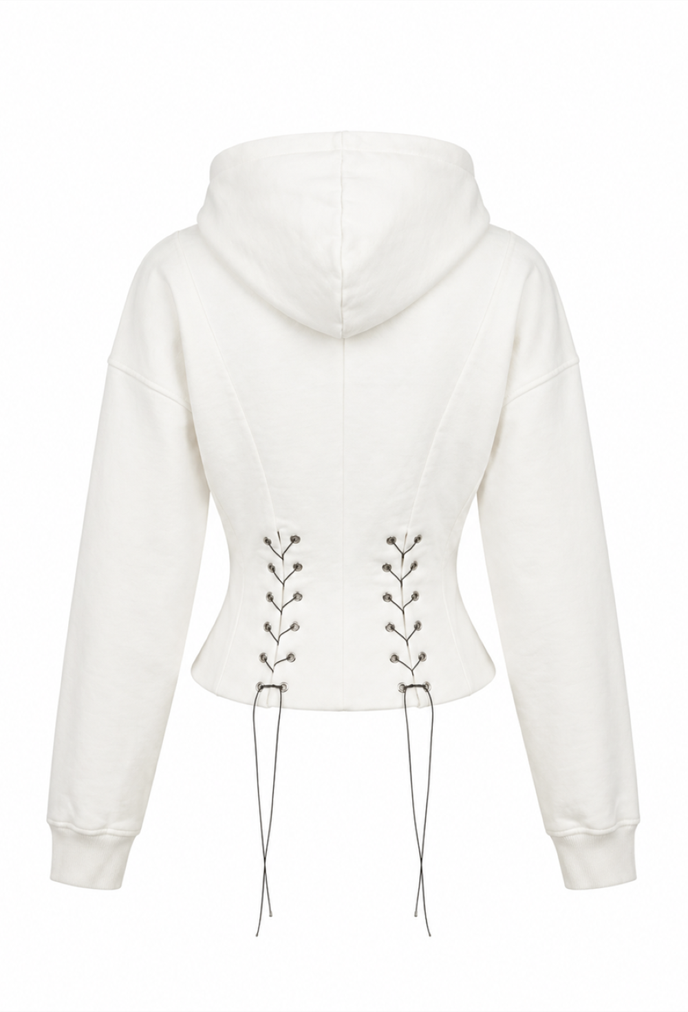 Hoodie with eyelets - photo 57897