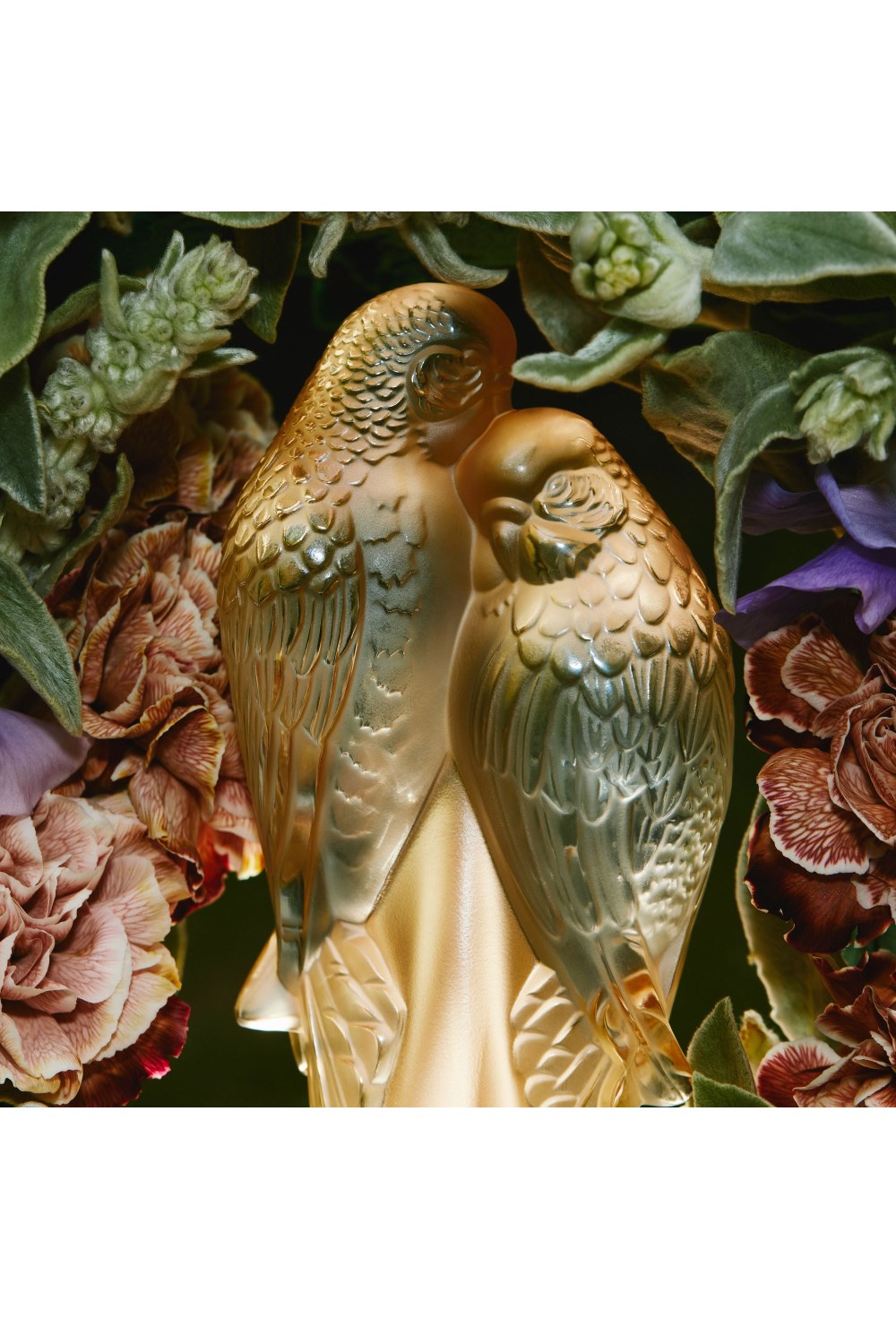 2 Parakeets sculpture - photo 58076