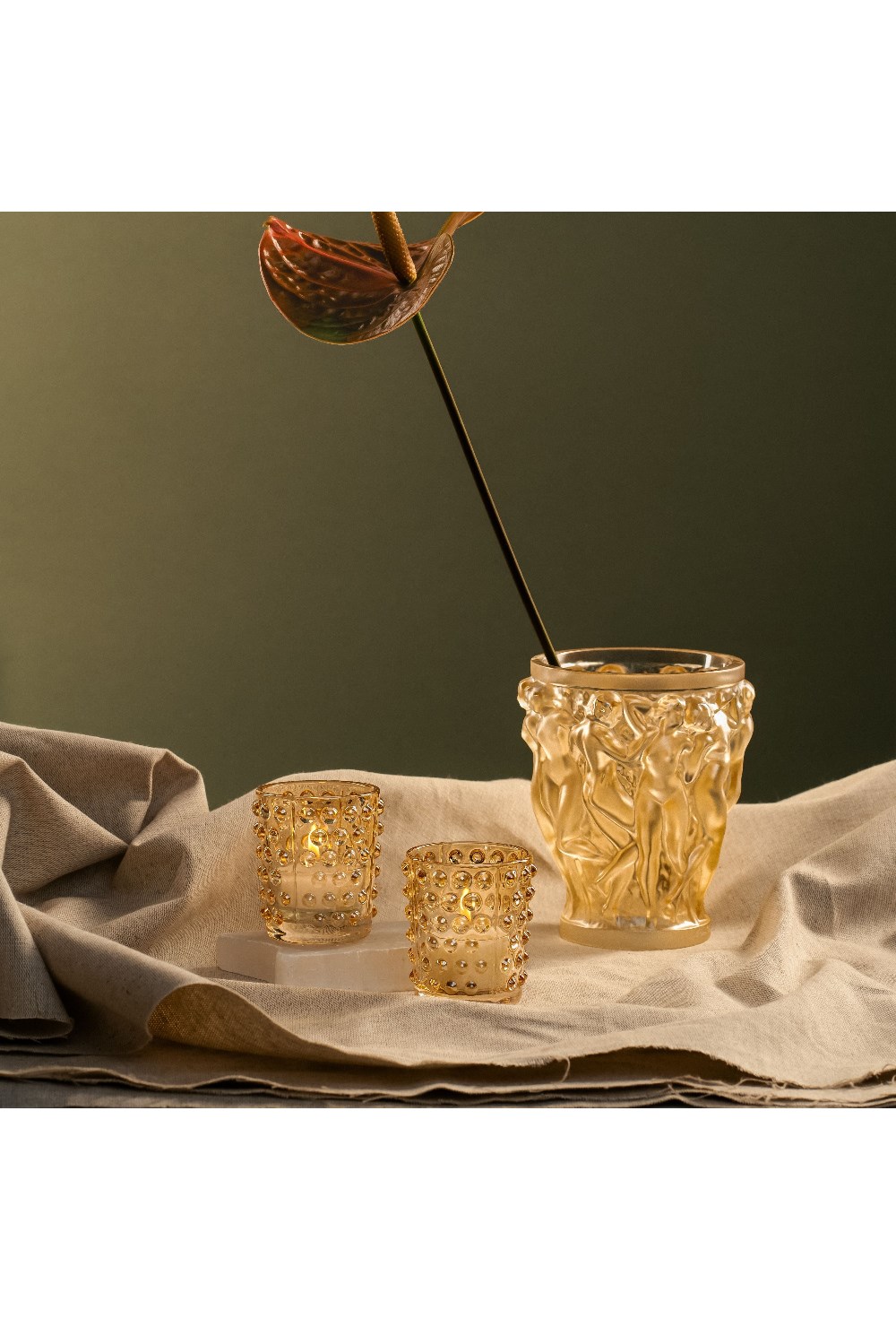 Set of 2 Mossi votives - photo 58166