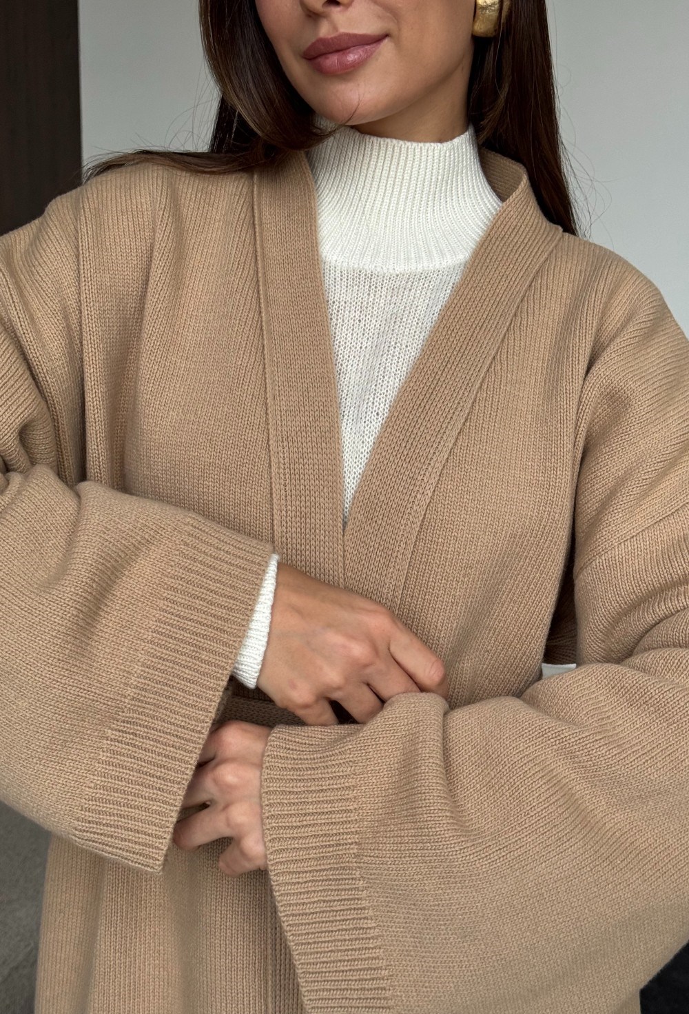 Knitted coat (cardigan) - photo 59904
