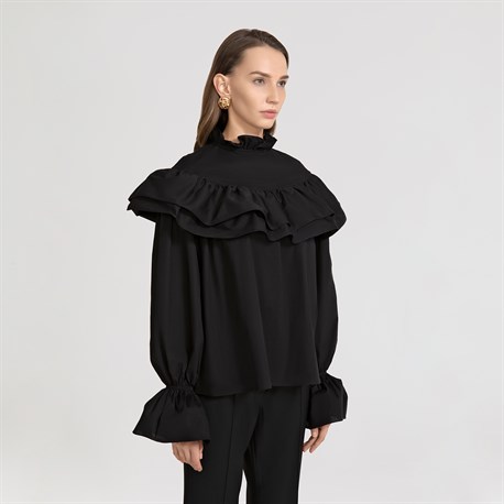 Black Charlotte blouse - photo 6211