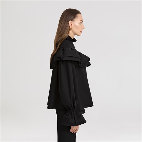 Black Charlotte blouse - photo 6212