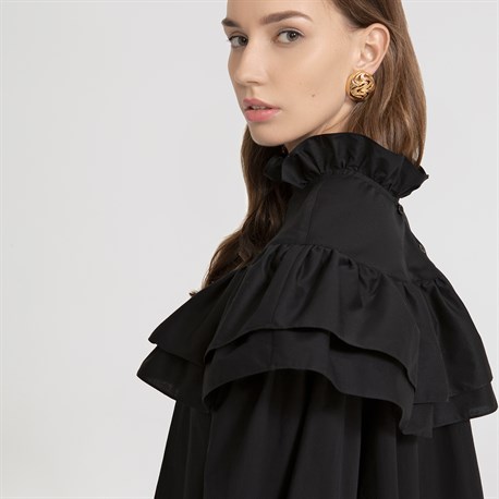 Black Charlotte blouse - photo 6215