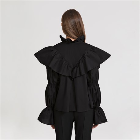 Black Victoria Blouse - photo 6437