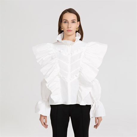 Black Victoria Blouse - photo 6442