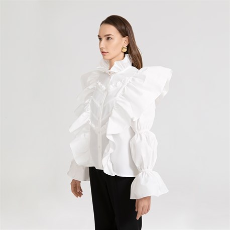 Black Victoria Blouse - photo 6443