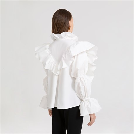 Black Victoria Blouse - photo 6446