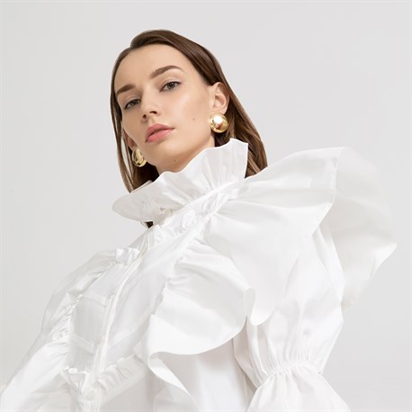 Black Victoria Blouse - photo 6447