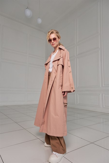 ANSEL slit trench coat - photo 6580