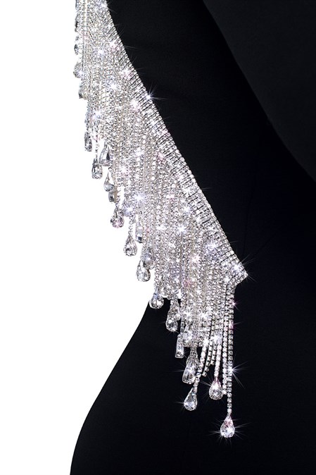 Mini dress with open back - photo 6670