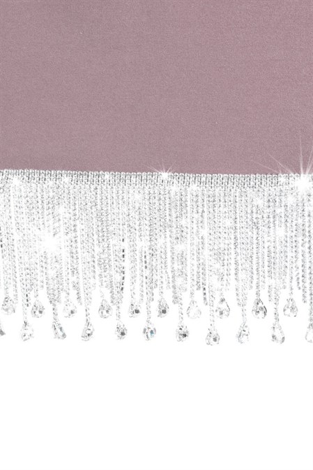 Strapless Mini Dress with Fringe - photo 6689