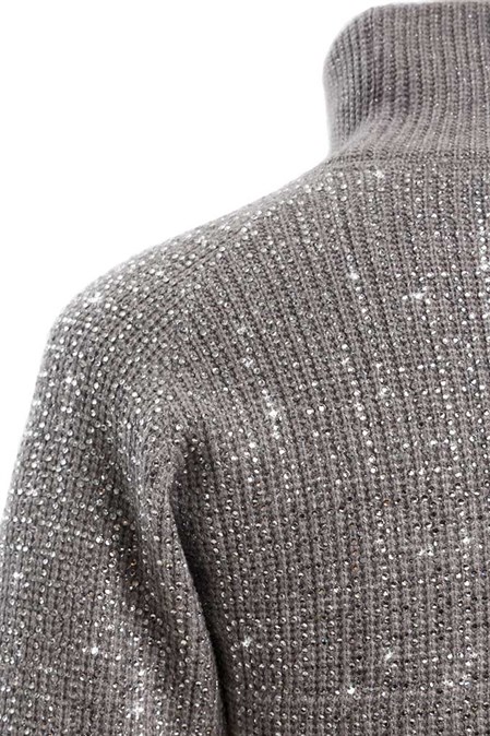 Cropped sweater honeycomb - photo 6917