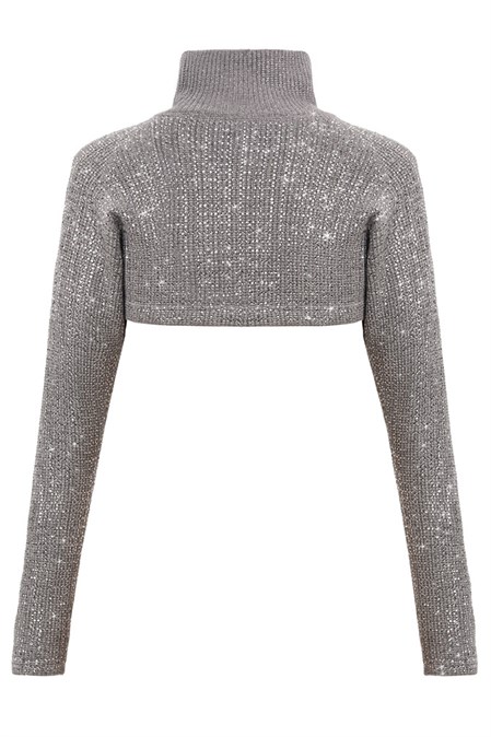 Cropped sweater honeycomb - photo 6918