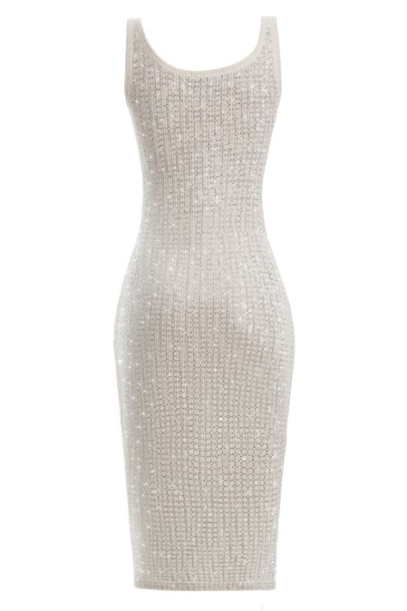 Midi strappy honeycomb dress - photo 6933