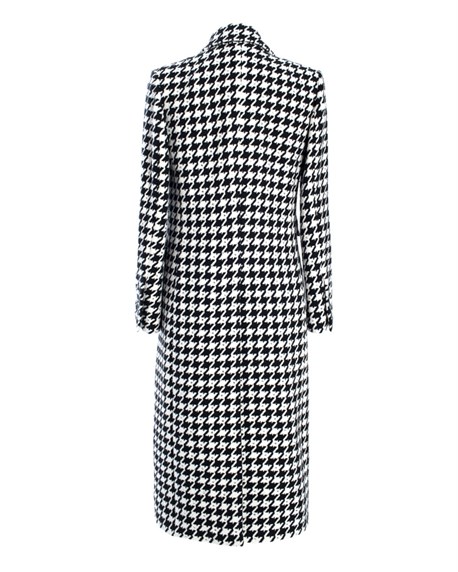 Double-breasted coat with crystals - photo 6947