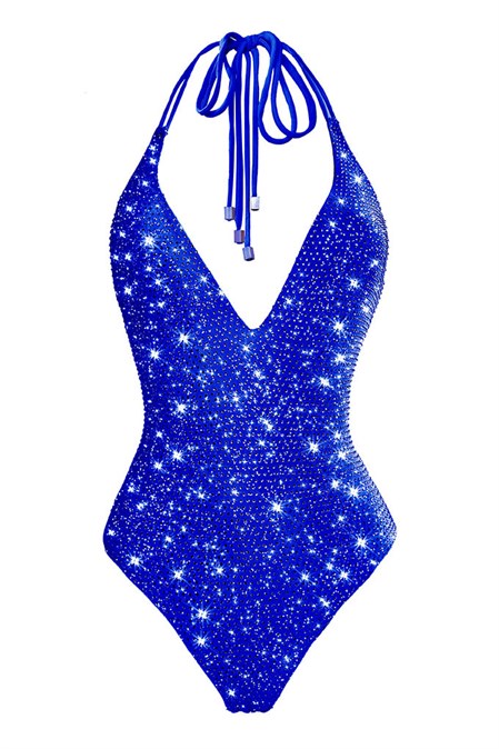 Monokini with crystals - photo 6951