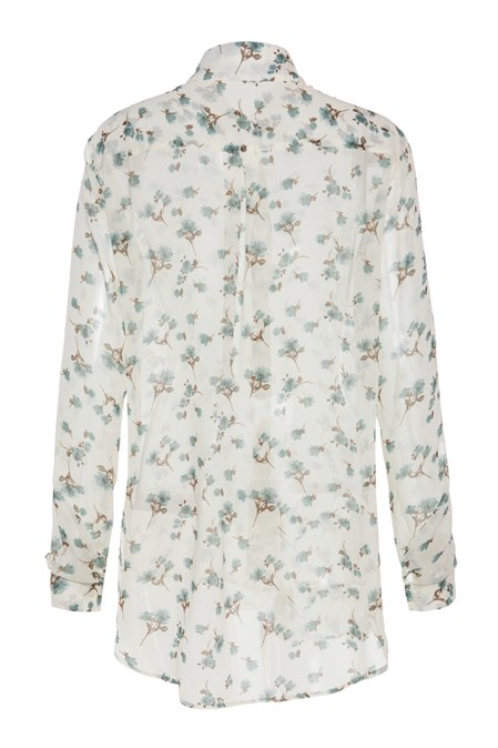 Classic silk blouse - photo 7766