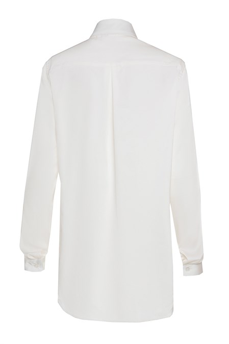 Classic silk blouse - photo 7780