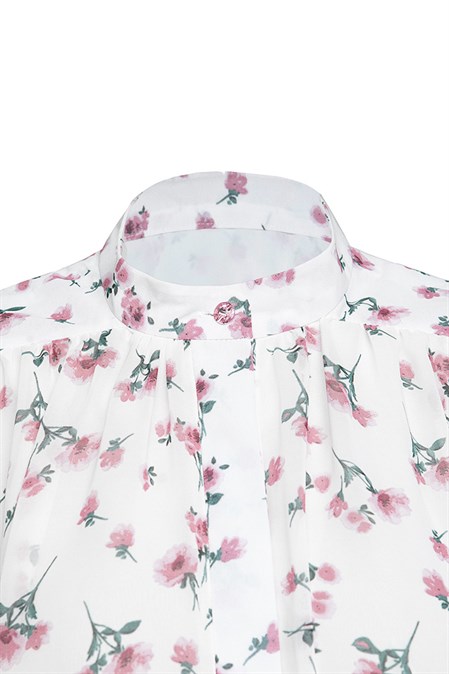 Floral print Floor-length sultry dress - photo 7784