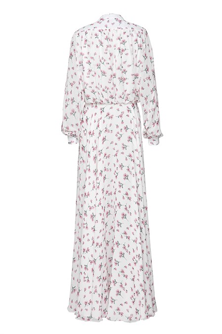 Floral print Floor-length sultry dress - photo 7786