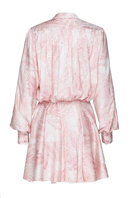 Playful Leaf Print Dress - photo 7789