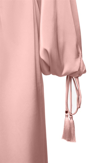 Beach Nude with Belt and Tassels on Sleeves - photo 7808