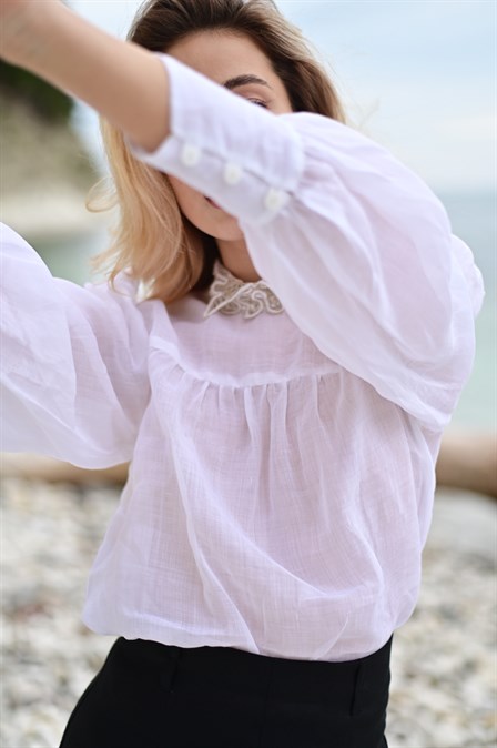 Shirt with collar - photo 9337