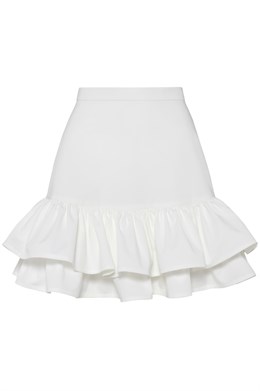 Skirt with ruffles