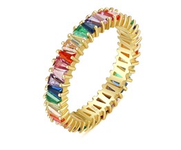 Rainbow Wide Ring