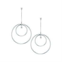 earrings circle in a circle