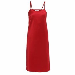 Satin Kombination Dress