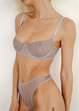 High thong Grey Basic