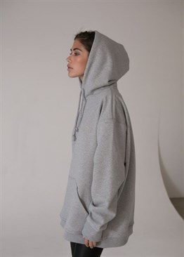 Grey Hoodie Oversize